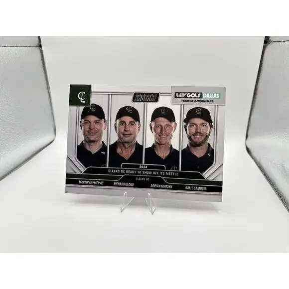 Panini LIV Golf, Cleeks GC Card Dallas Championship,Meronk,Bland,Kaymer,Samooja. - Picture 1 of 2